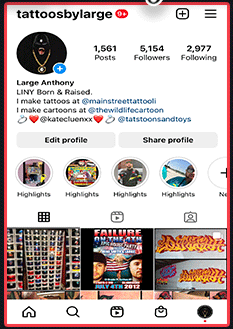 Large Anthony Instagram